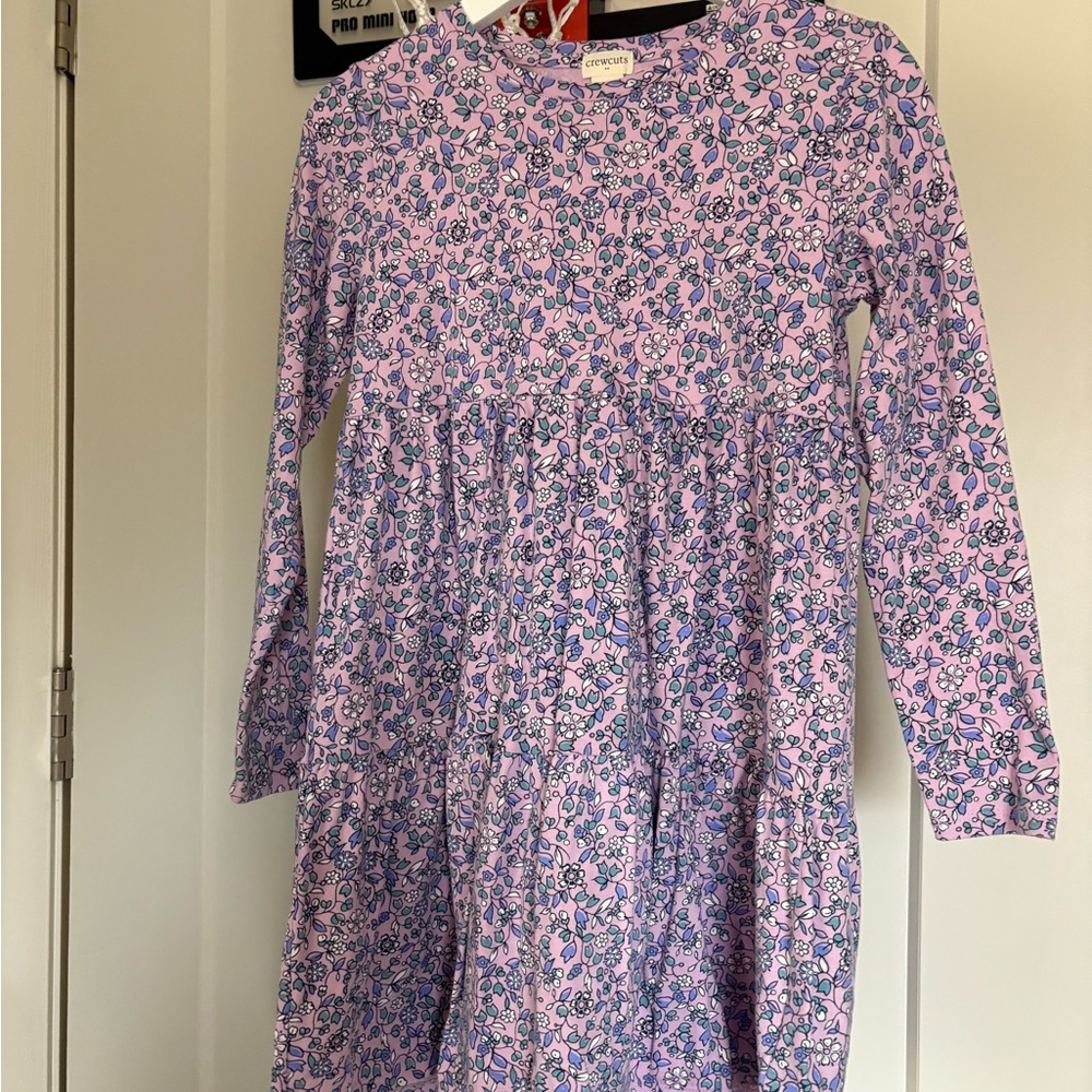 Crewcuts Pink and Purple Floral Dress
